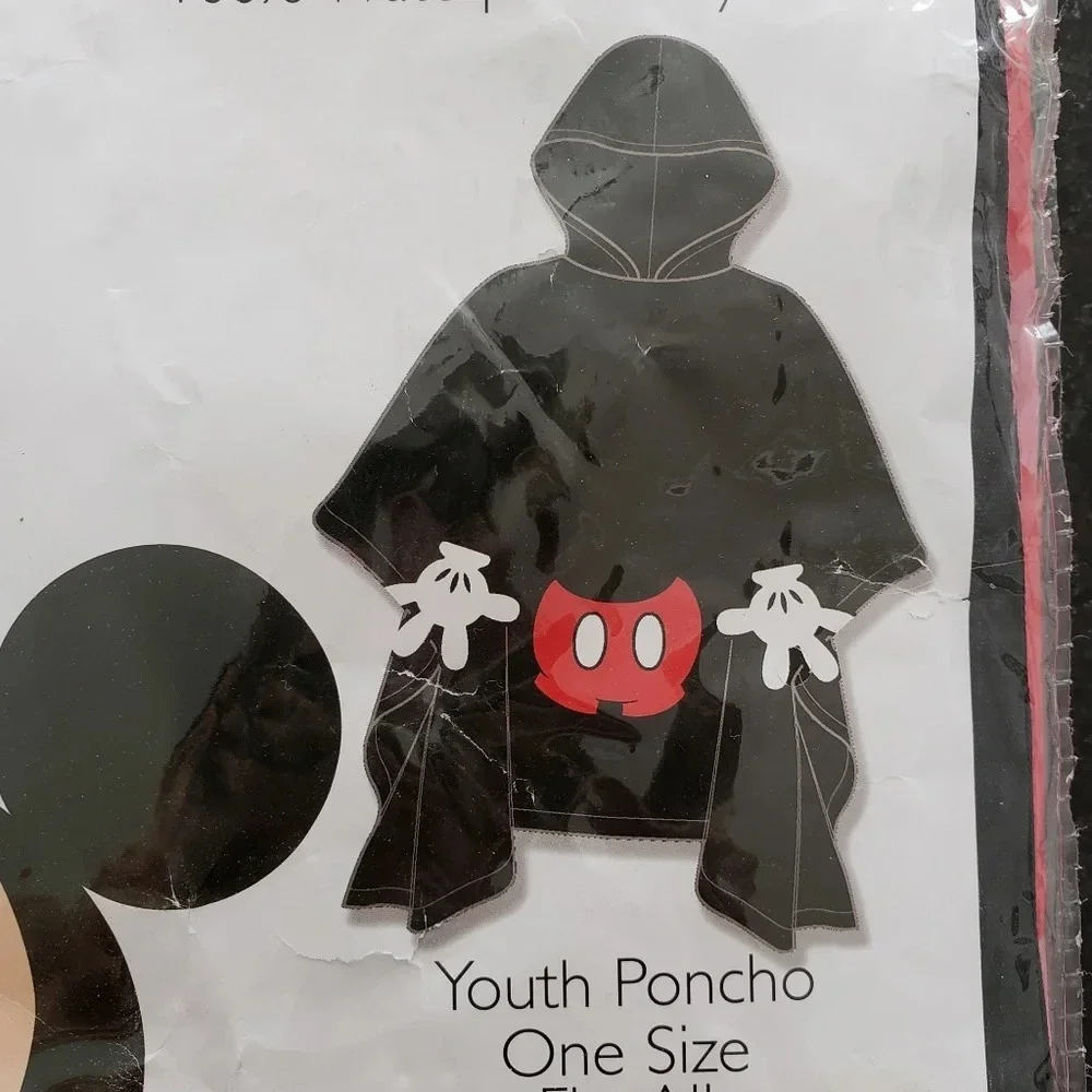 Mickey mouse poncho